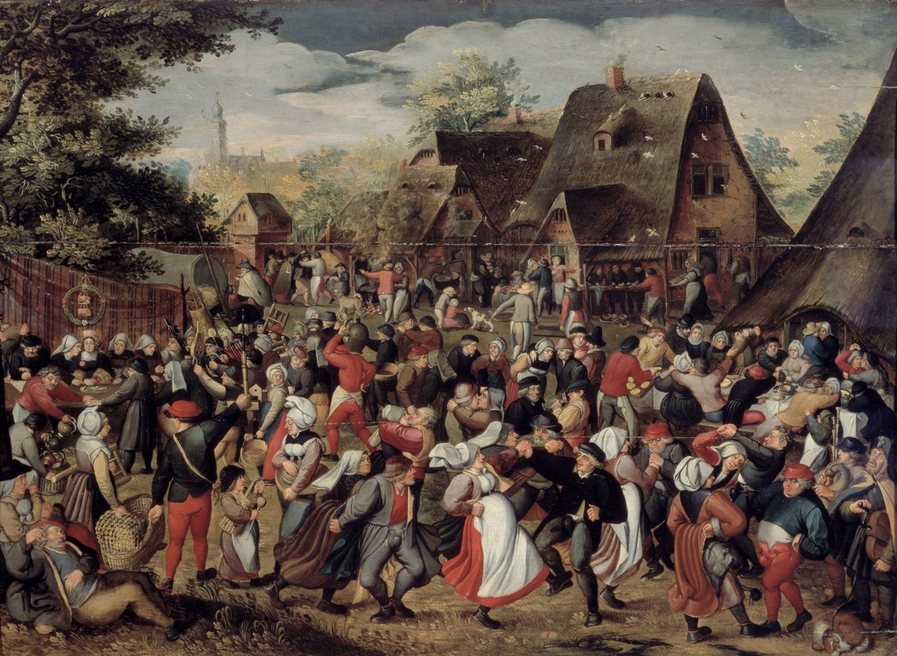 La Fête du village - Pieter Brueghel the Younger