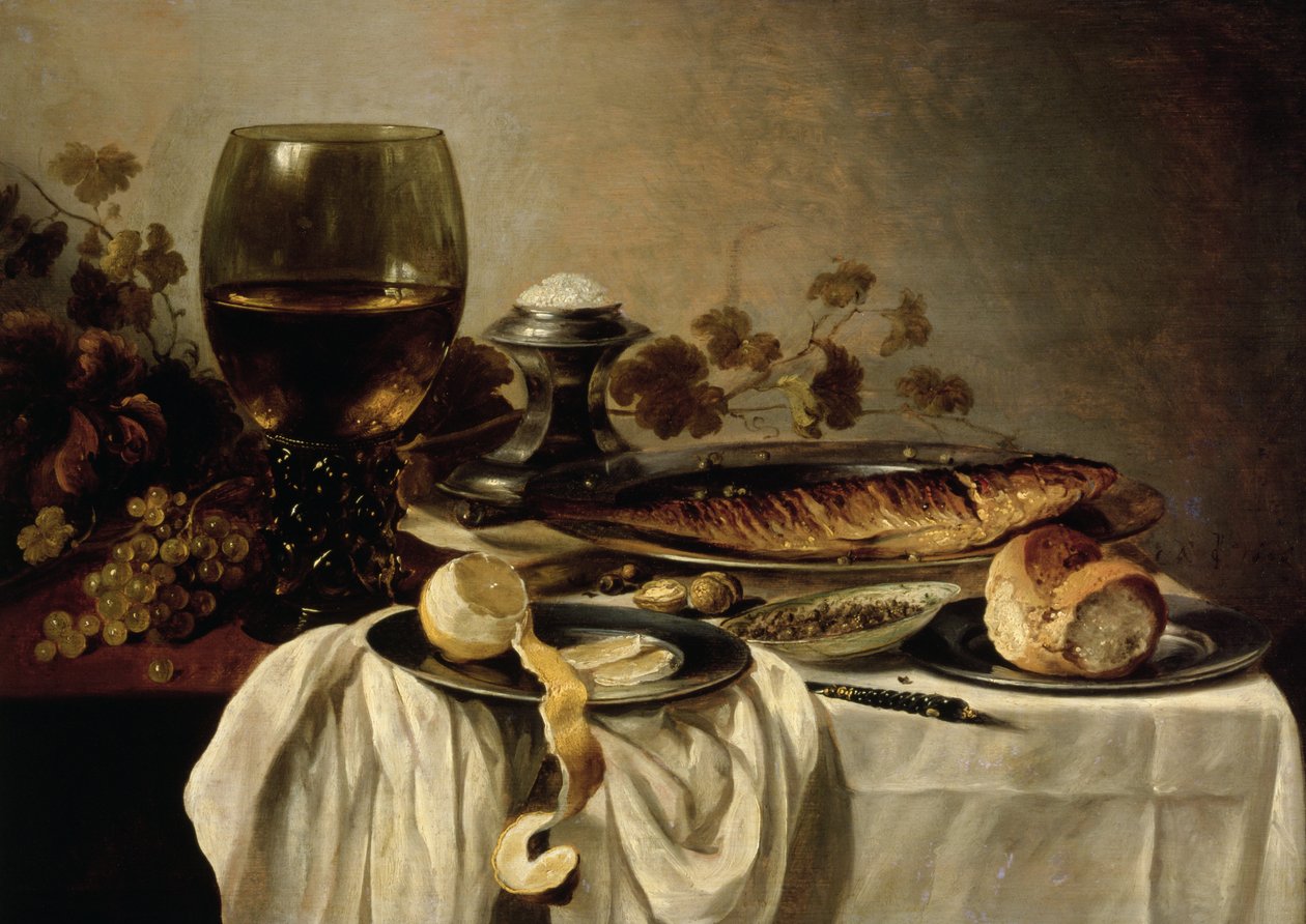 Petit déjeuner, 1646 - Pieter Claesz