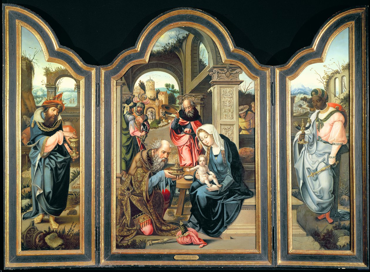Triptyque représentant l