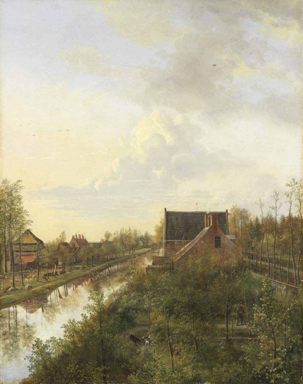 Le canal à Graveland, 1818 - Pieter Gerardus van Os