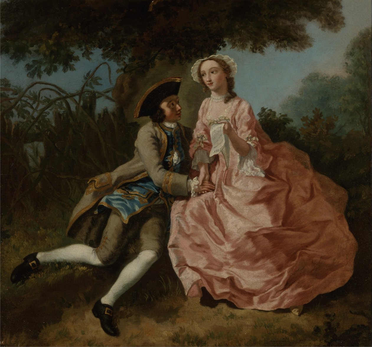 Amoureux dans un paysage - Pieter Jan van Reysschoot