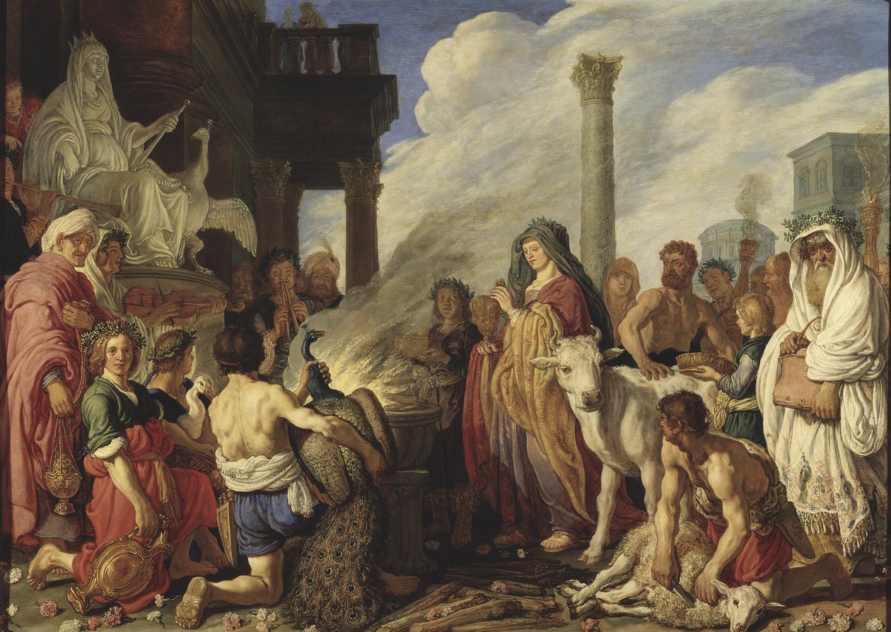 Le sacrifice de Didon à Junon, 1630 - Pieter Lastman