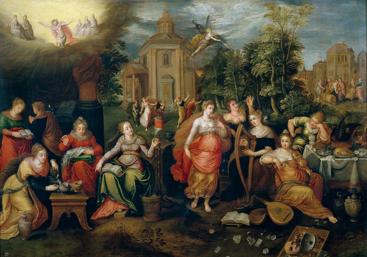 Les vierges folles et les vierges sages - Pieter Lisaert