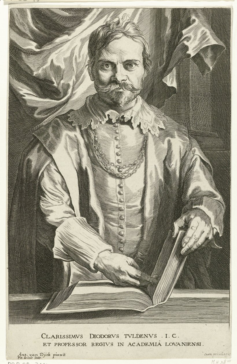 Portrait de Tuldenus - Pieter de Jode
