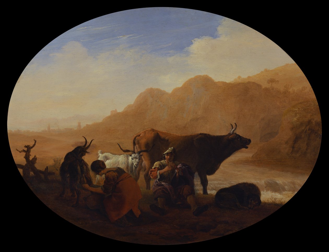 Les Bergers, vers 1635 - Pieter van Laer