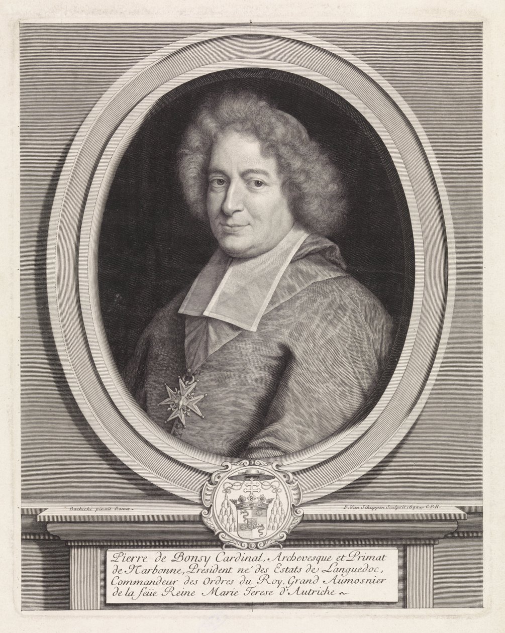 Portrait de Pierre de Bonzi - Pieter van Schuppen