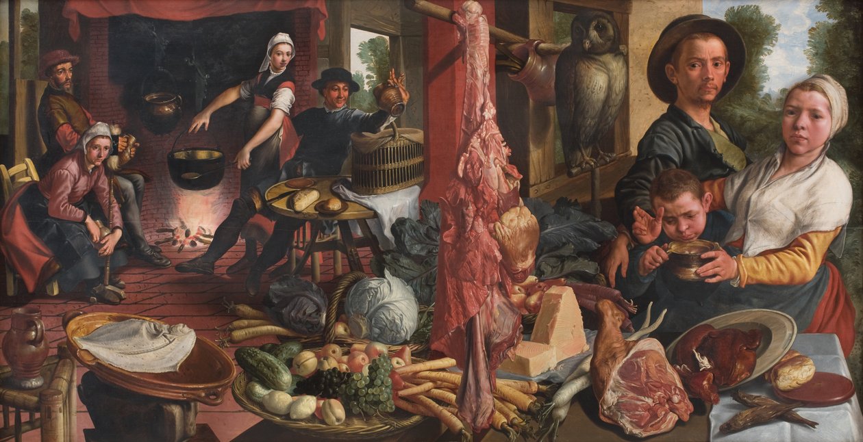 La Cuisine Grasse. Une Allégorie - Pieter Aertsen