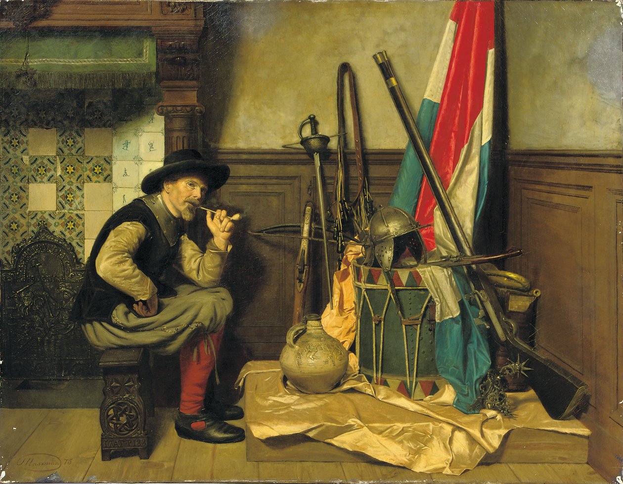 Le soldat fumant - Pieter Alardus Haaxman