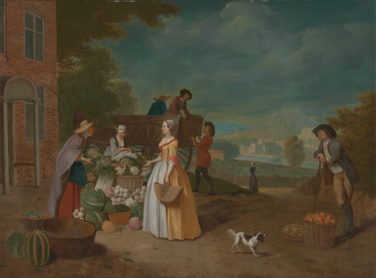 Le vendeur de légumes - Pieter Angillis