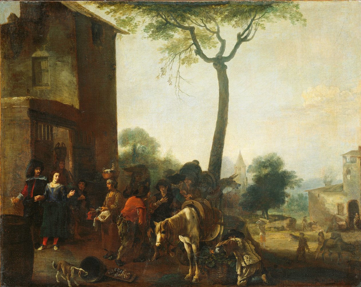 Vendange - Pieter Bodding van Laer (manner of)
