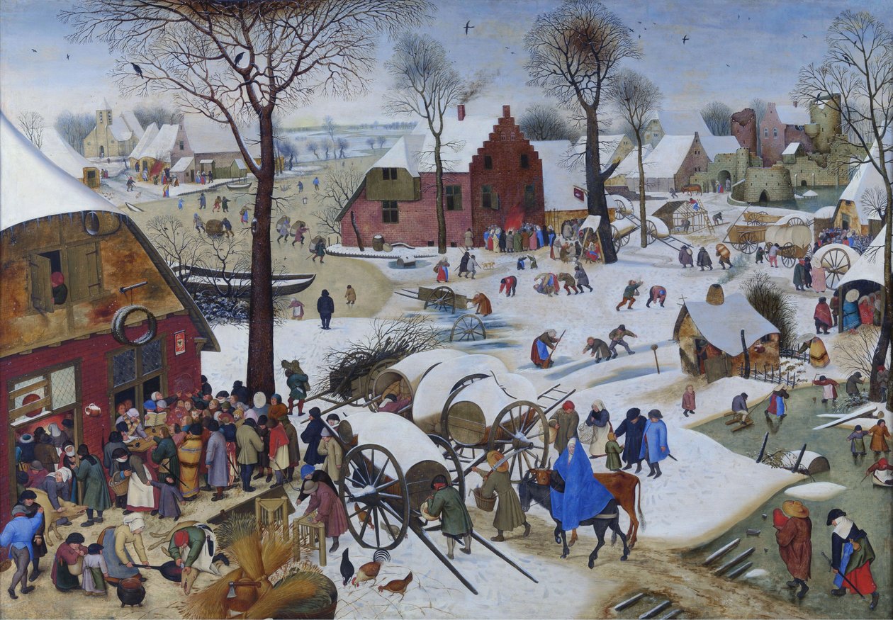 Le recensement à Bethléem - Pieter Breughel the Younger