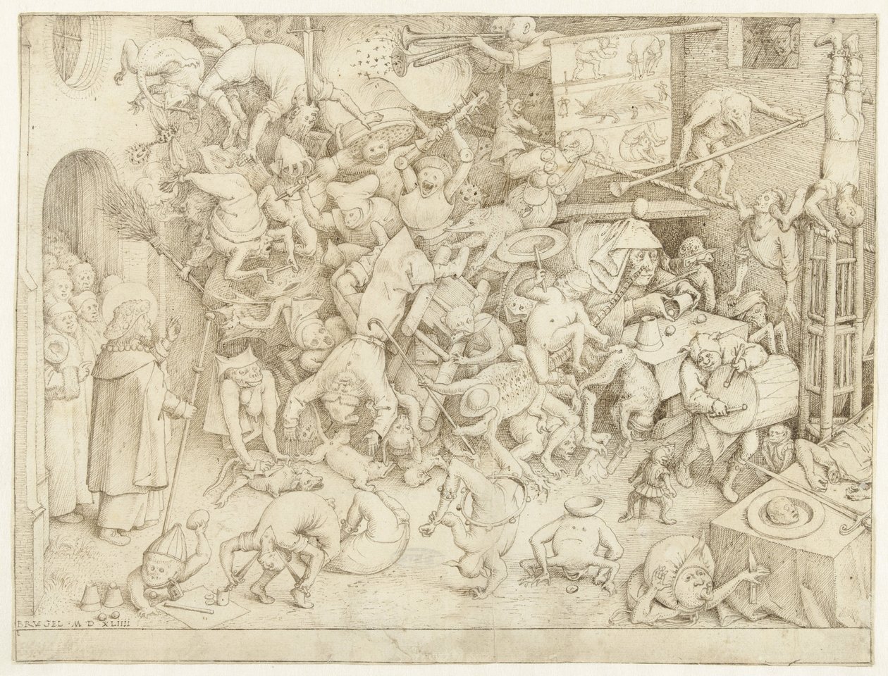 Chute du magicien Hermogène - Pieter Bruegel (I)