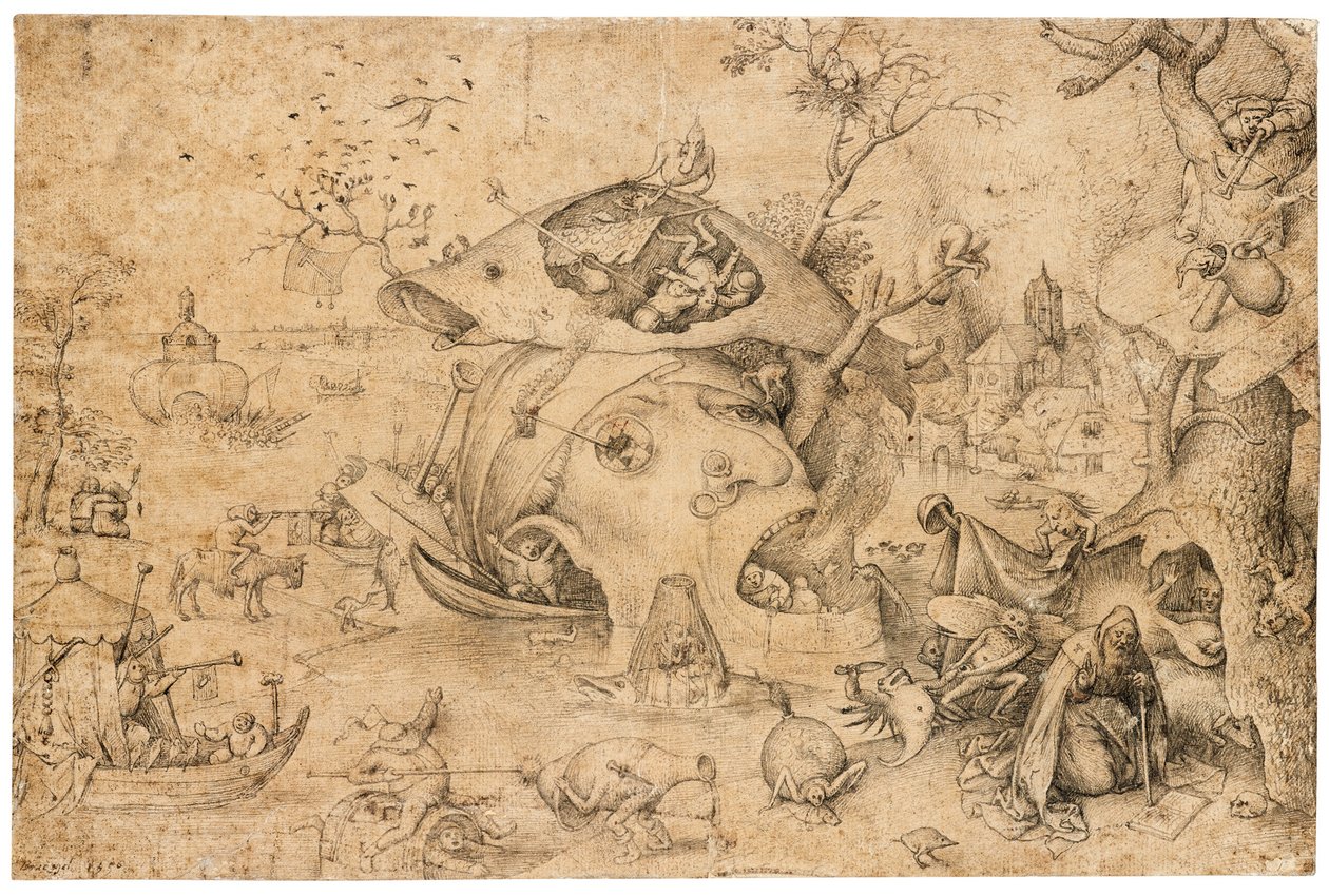 La tentation de Saint Antoine - Pieter Brueghel the Elder