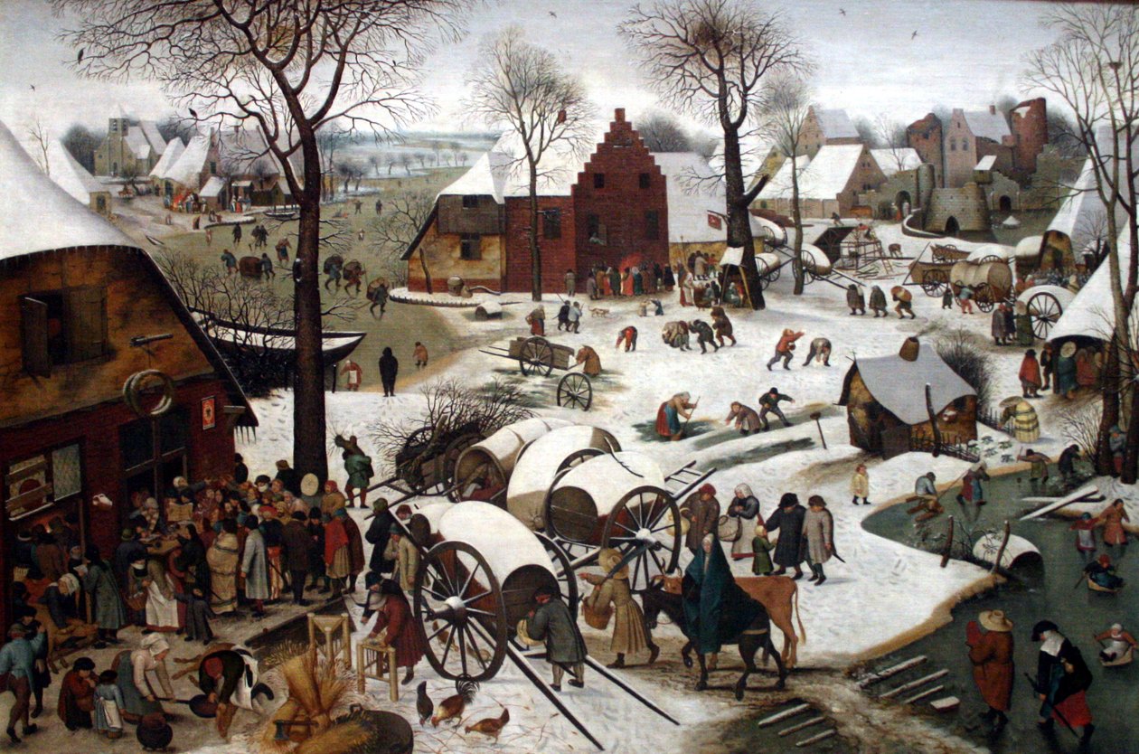 Le recensement à Bethléem - Pieter Brueghel the Younger