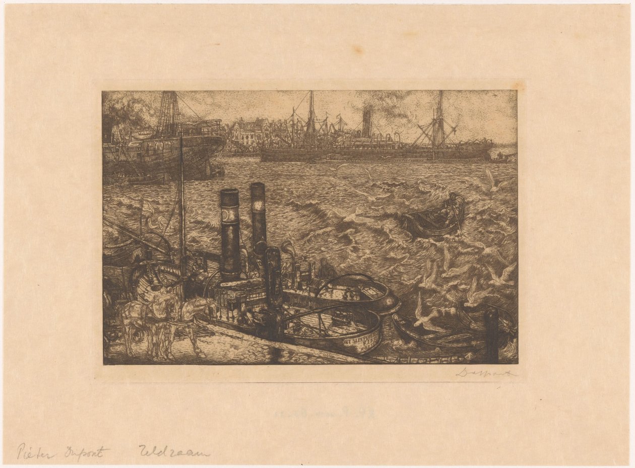 Port avec remorqueurs à Rotterdam - Pieter Dupont