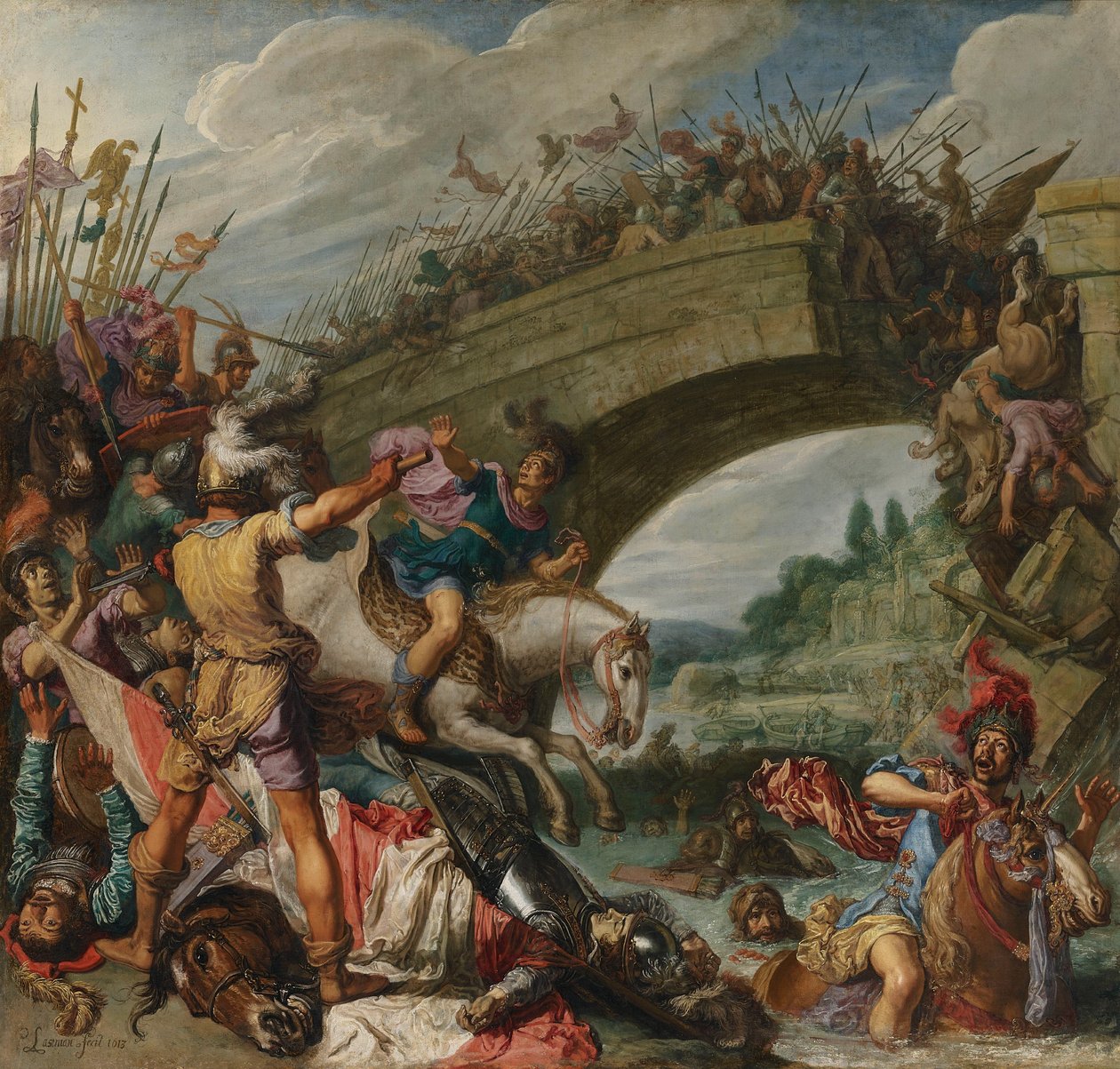 Bataille entre Constantin et Maxence - Pieter Lastman