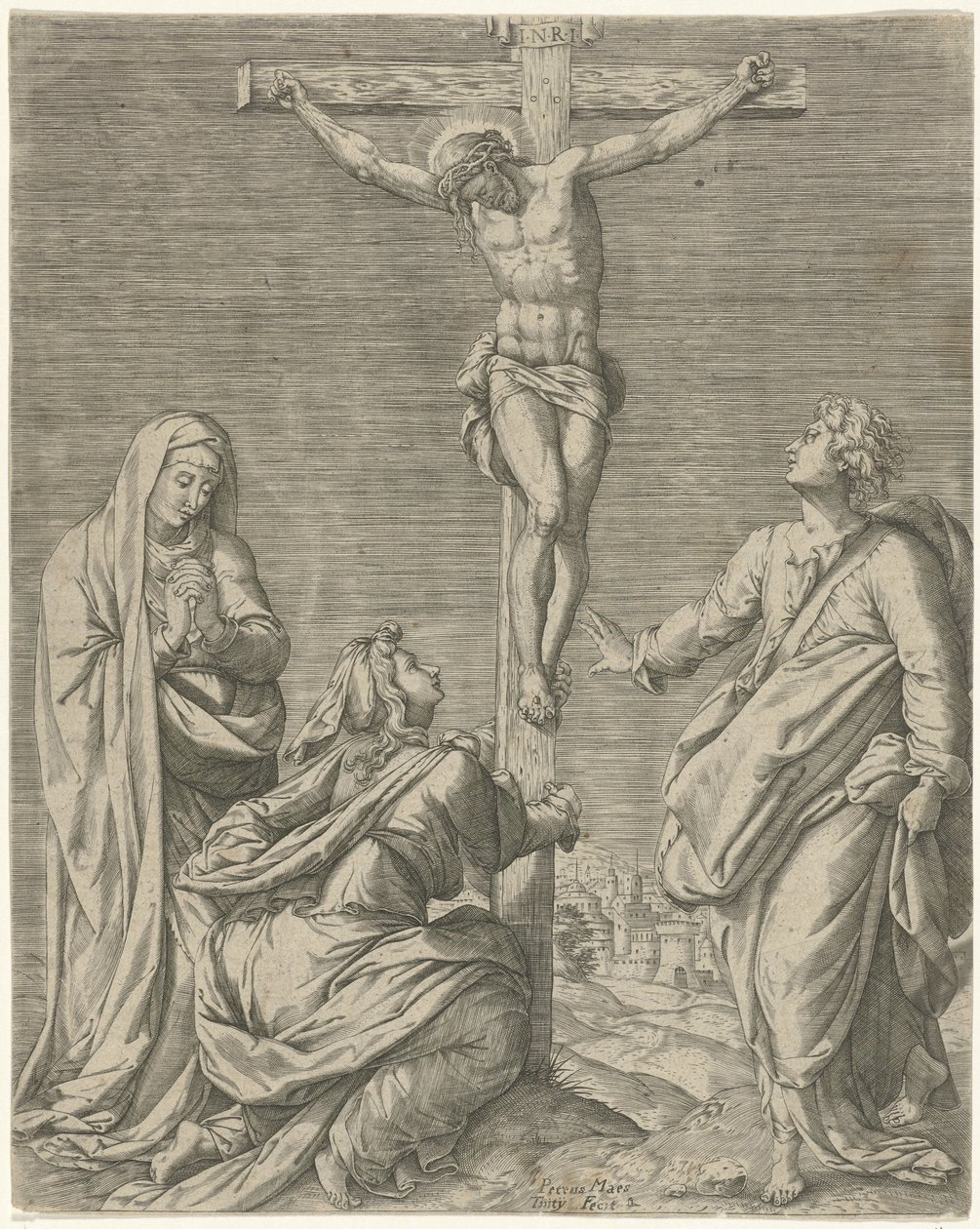 Crucifixion du Christ - Pieter Maes