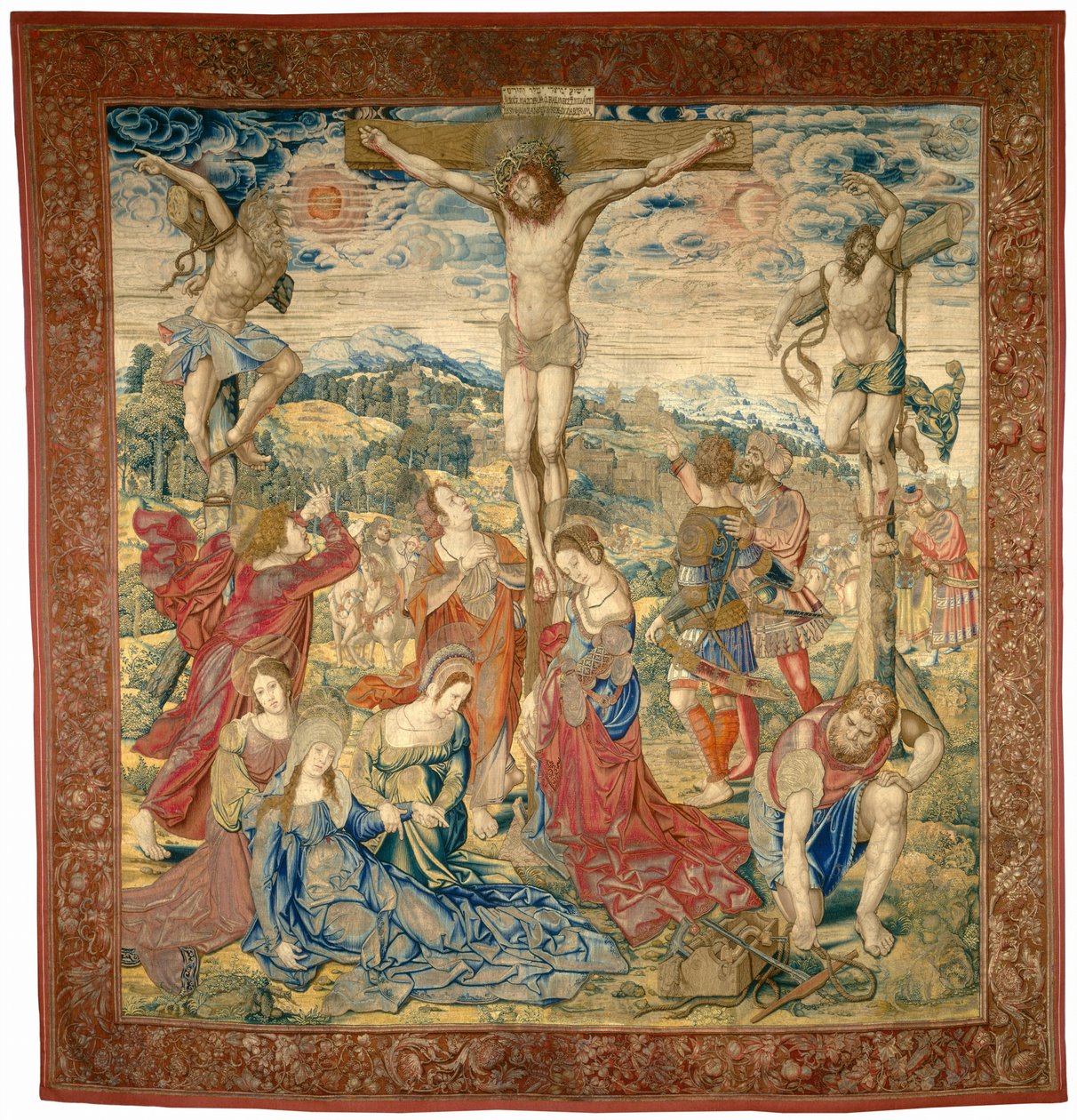 La Crucifixion - Pieter Pannemaker I after Bernard van Orley
