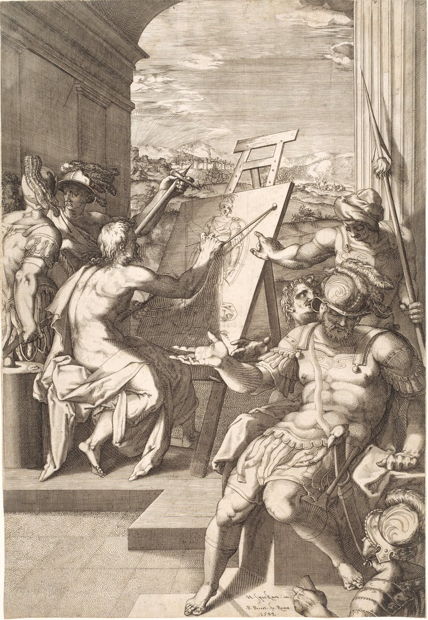 Allégorie de la peinture - Pieter Perret