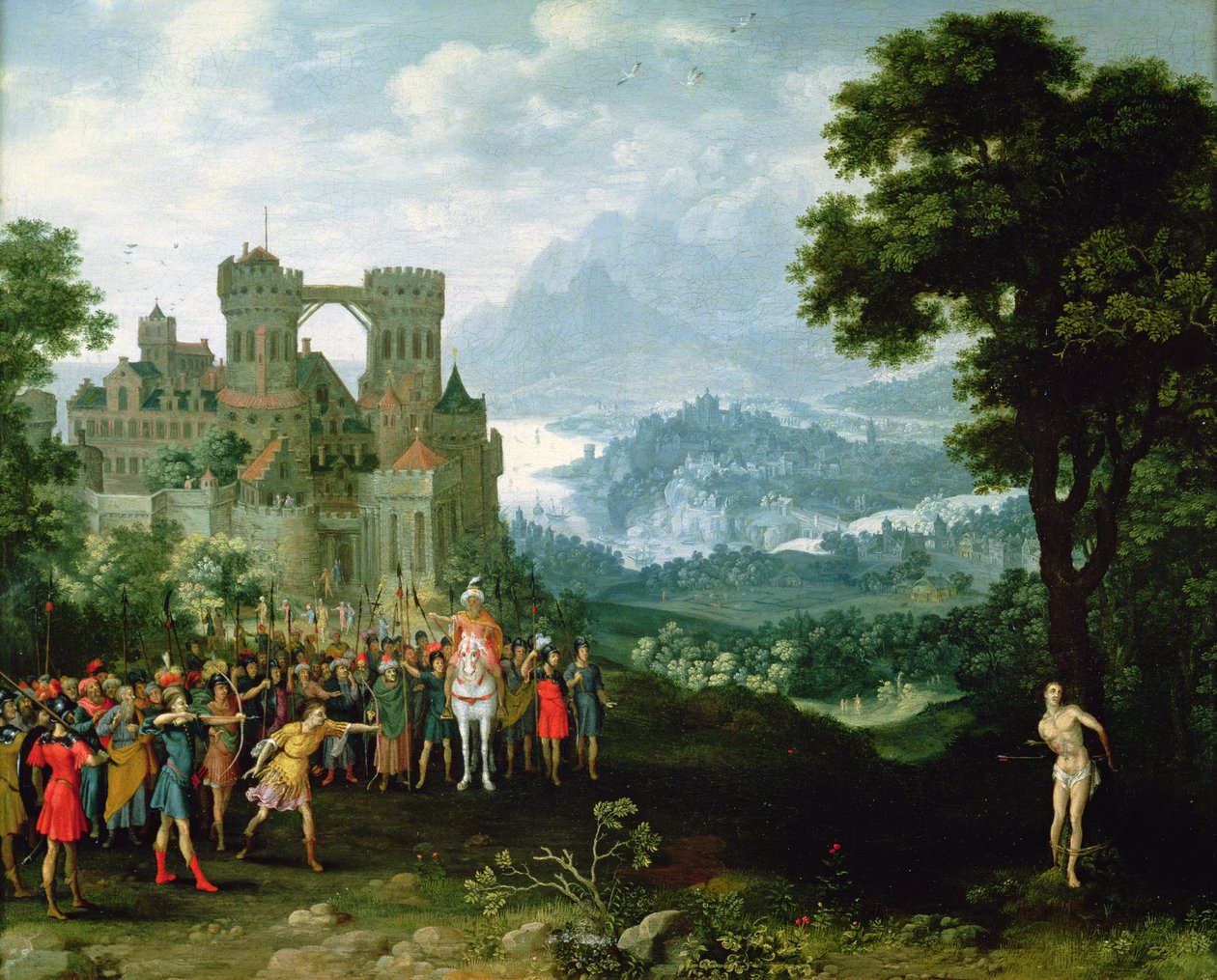 Le Martyre de Saint Sébastien - Pieter Schoubroeck