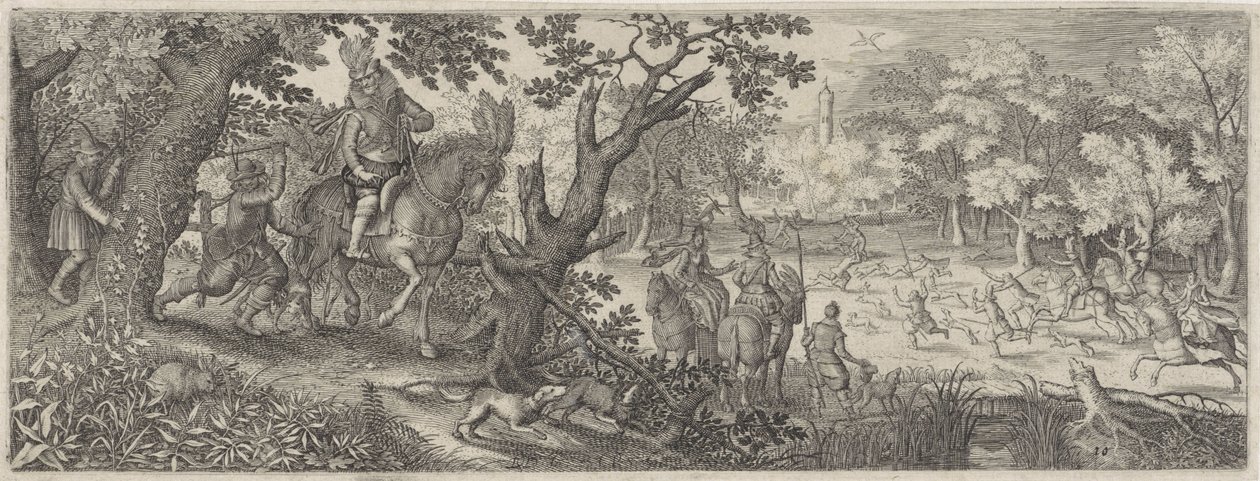Chasse au lapin - Pieter Serwouters