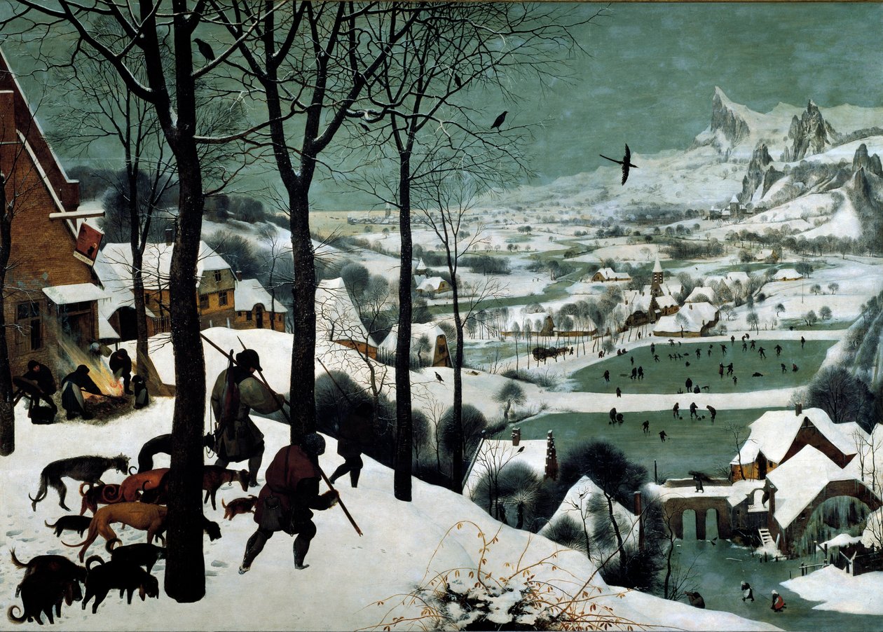 Chasseurs dans la neige (hiver) - Pieter The Elder Brueghel