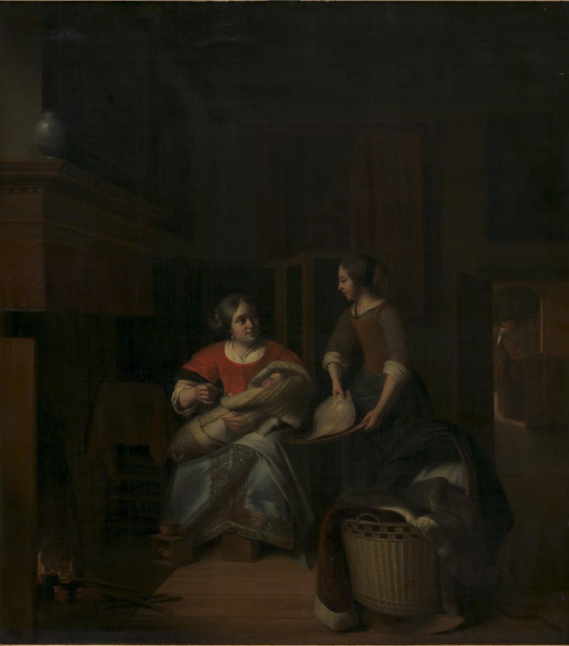 Une ménagère instruisant sa servante - Pieter de Hooch
