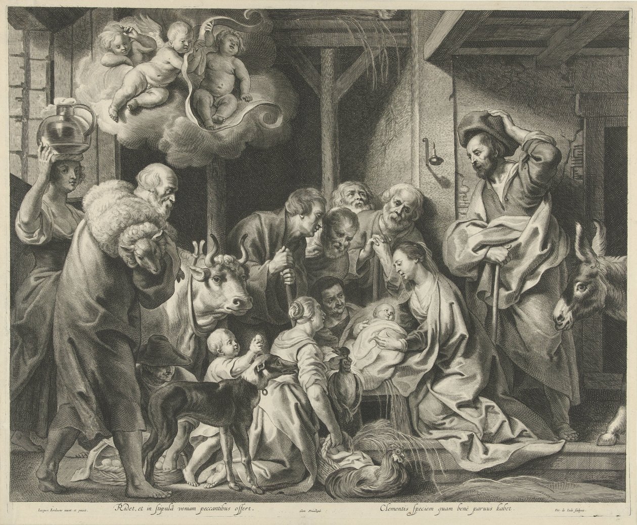 Adoration des bergers - Pieter de Jode (II)
