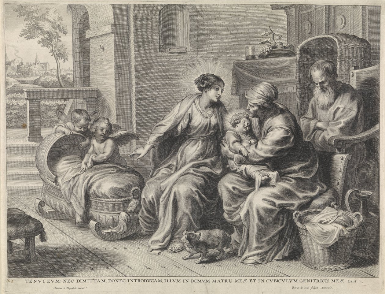 Sainte Famille et Sainte Anne - Pieter de Jode (II)