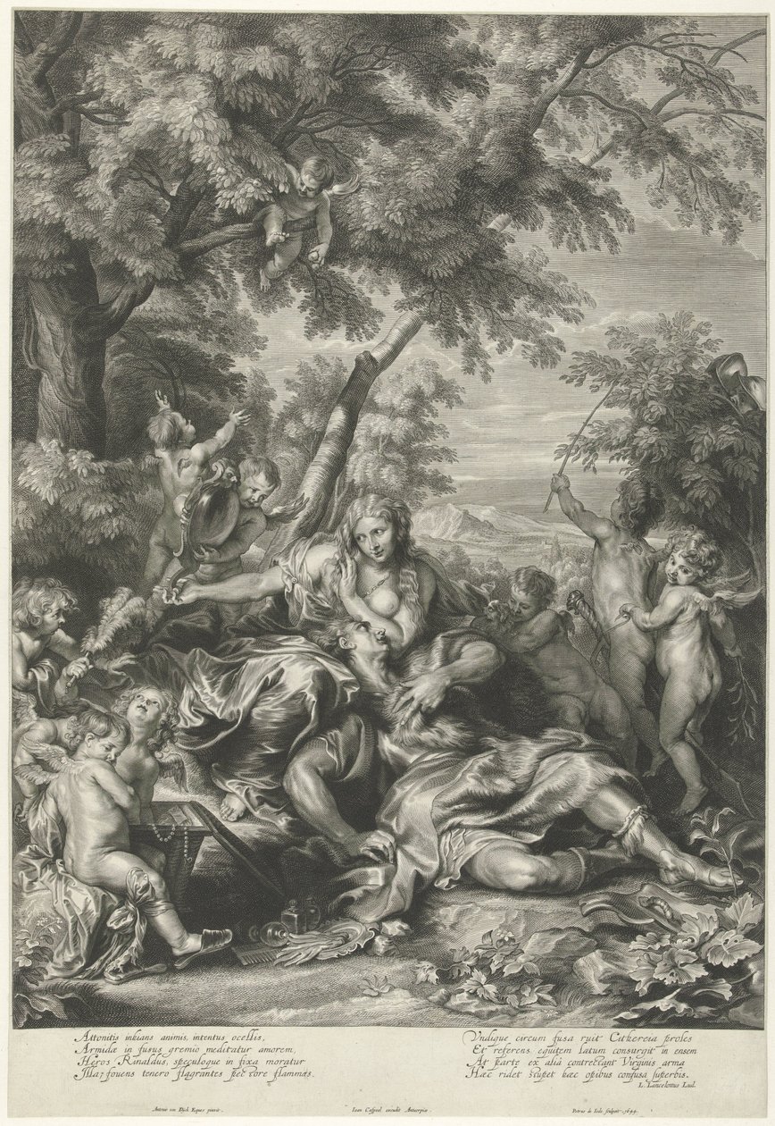 Rinaldo et Armida - Pieter de Jode (II)