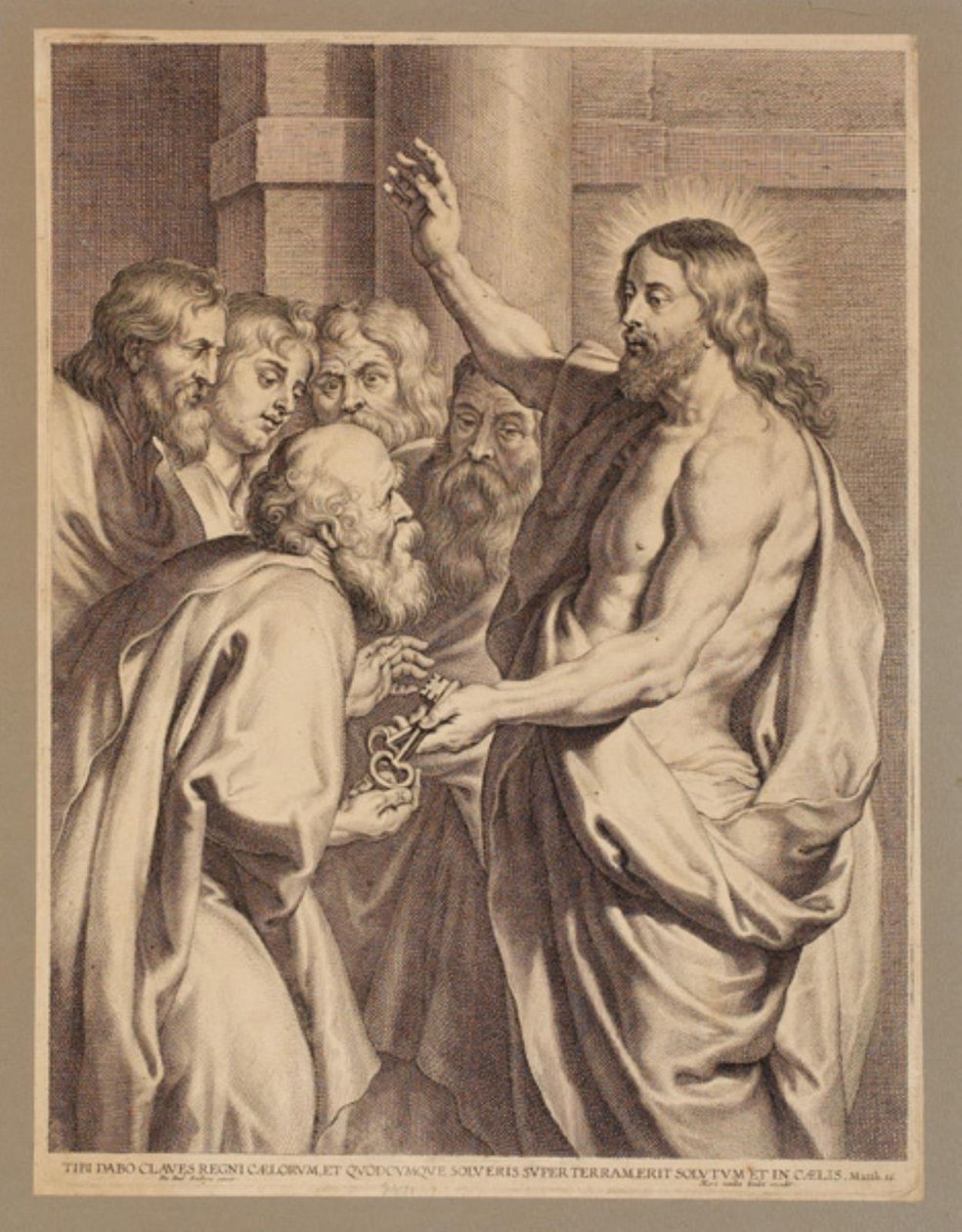 Le Christ remet les clés à Pierre - Pieter de Jode I