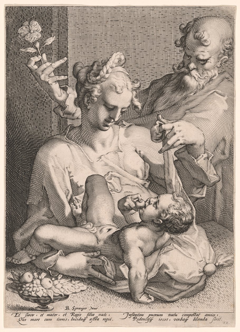 La Sainte Famille - Pieter de Jode I