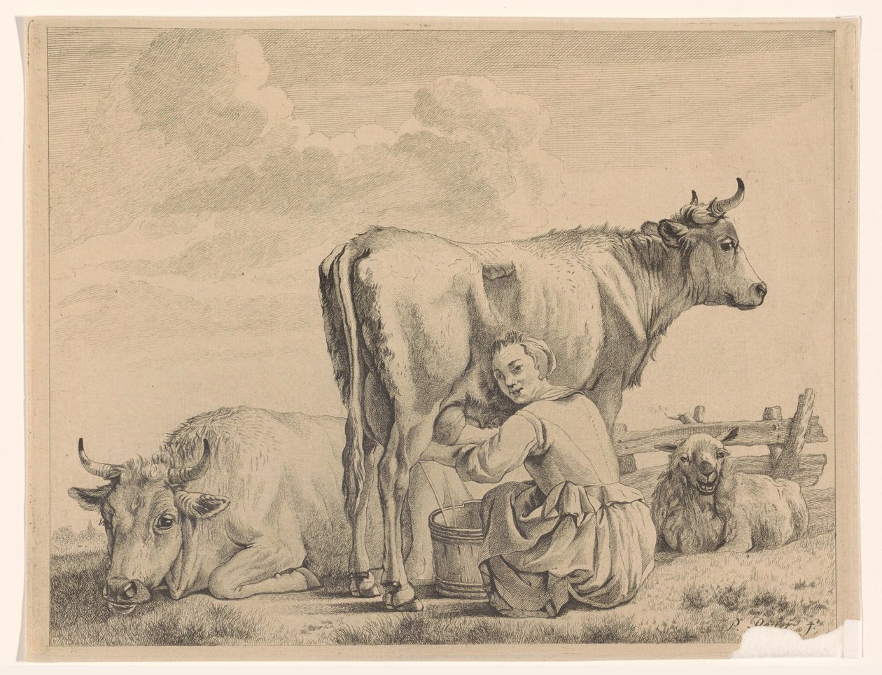 La Laitière - Pieter de Mare