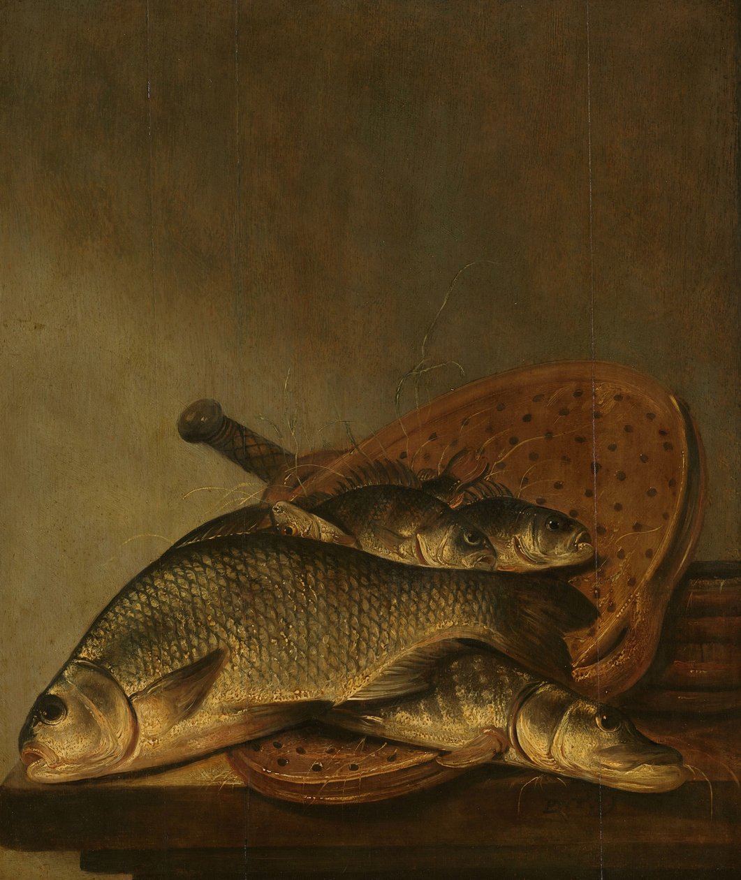 Nature morte avec des poissons - Pieter de Putter