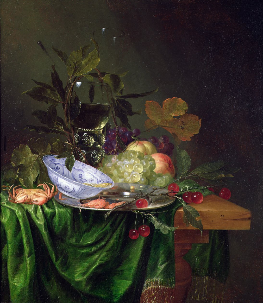 Nature morte avec un Roemer - Pieter de Ring