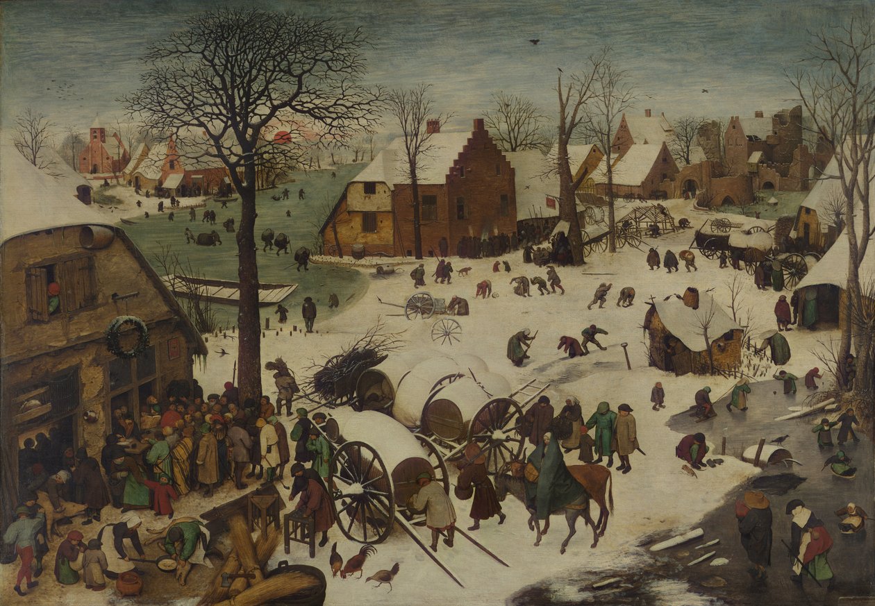 Le recensement à Bethléem - Pieter Bruegel the Elder