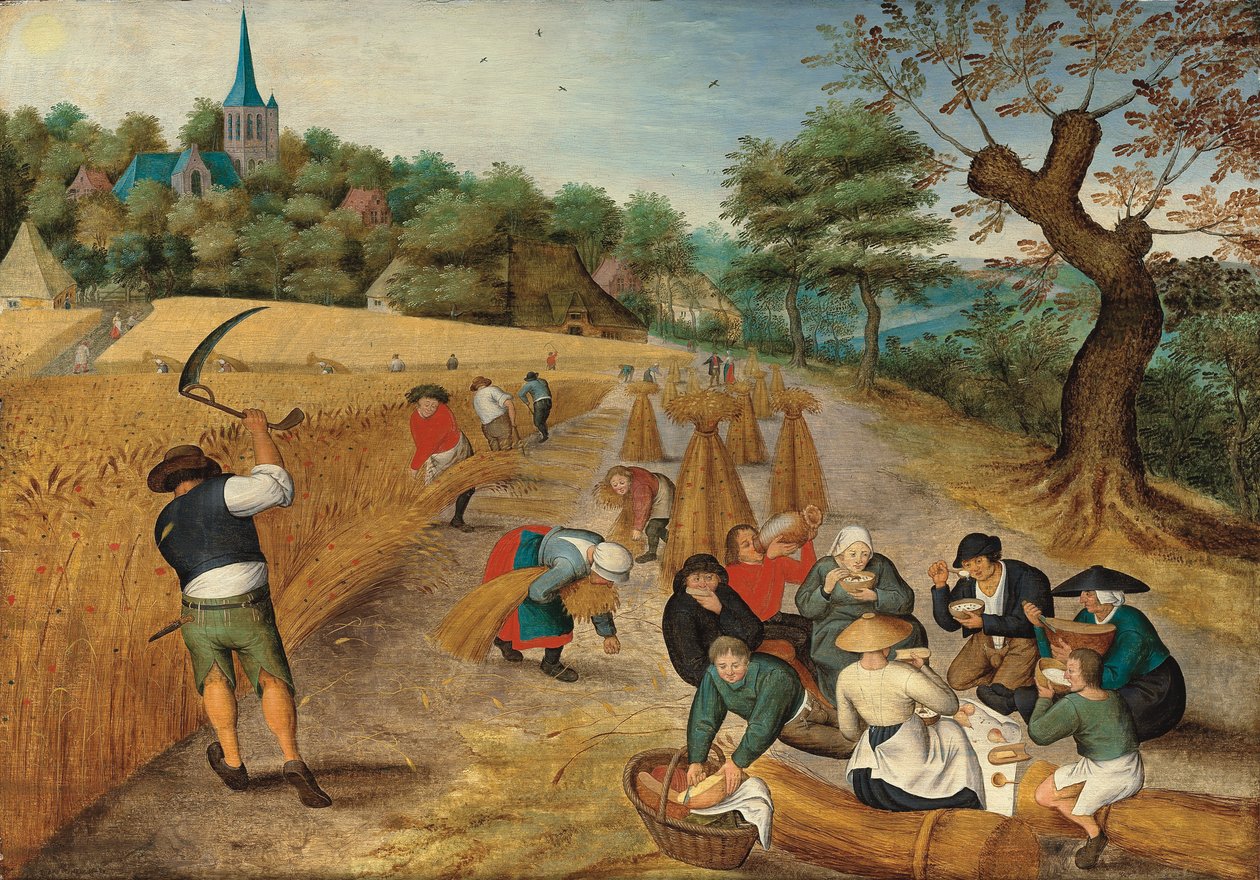 Été : Les Moissonneurs, 1623 - Pieter Brueghel the Younger