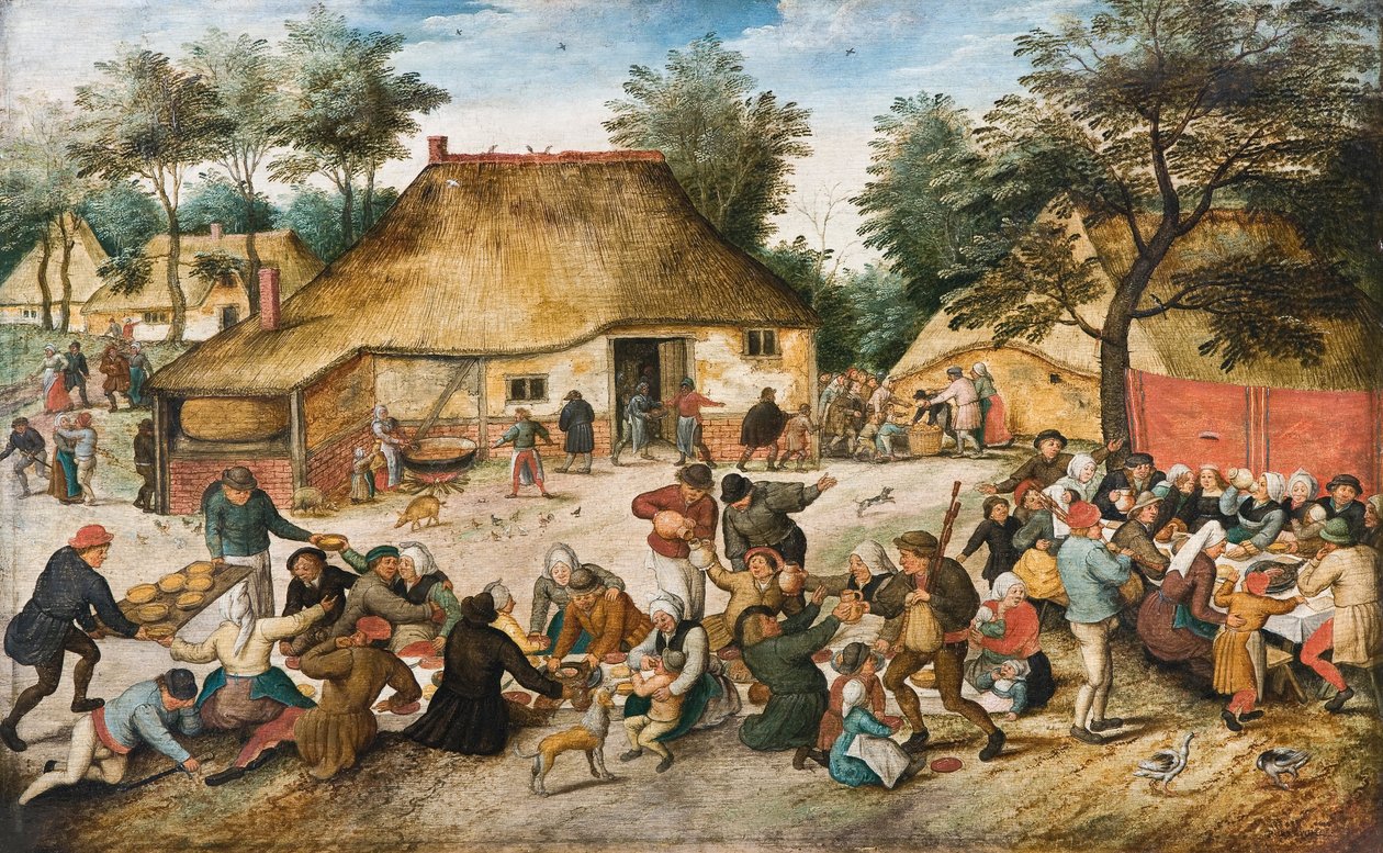Le mariage paysan, vers 1600 - Pieter Brueghel the Younger