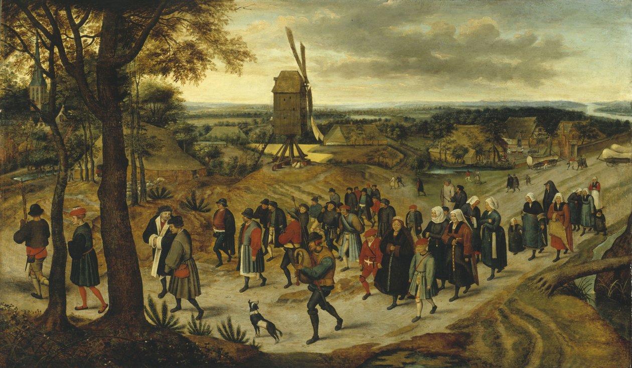 Le cortège de mariage - Pieter the Younger Brueghel