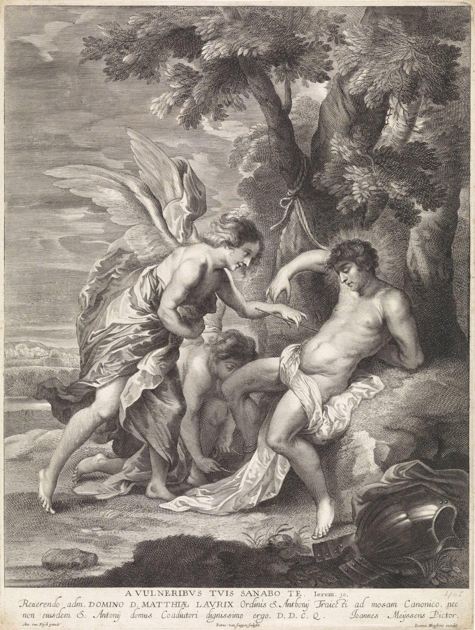 Saint Sébastien - Pieter van Schuppen