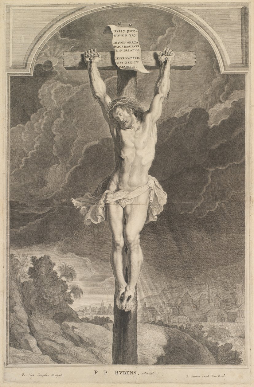 Christ sur la croix - Pieter van Sompel