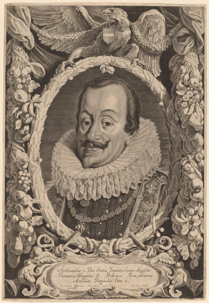 Ferdinand II - Pieter van Sompel after Pieter Claesz Soutman
