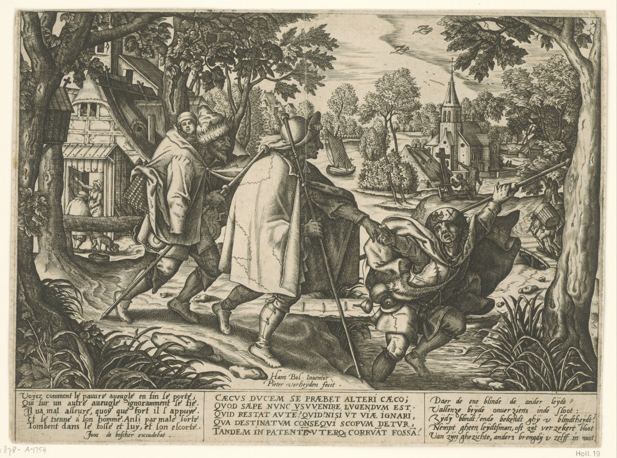 Parabole des deux aveugles - Pieter van der Heyden