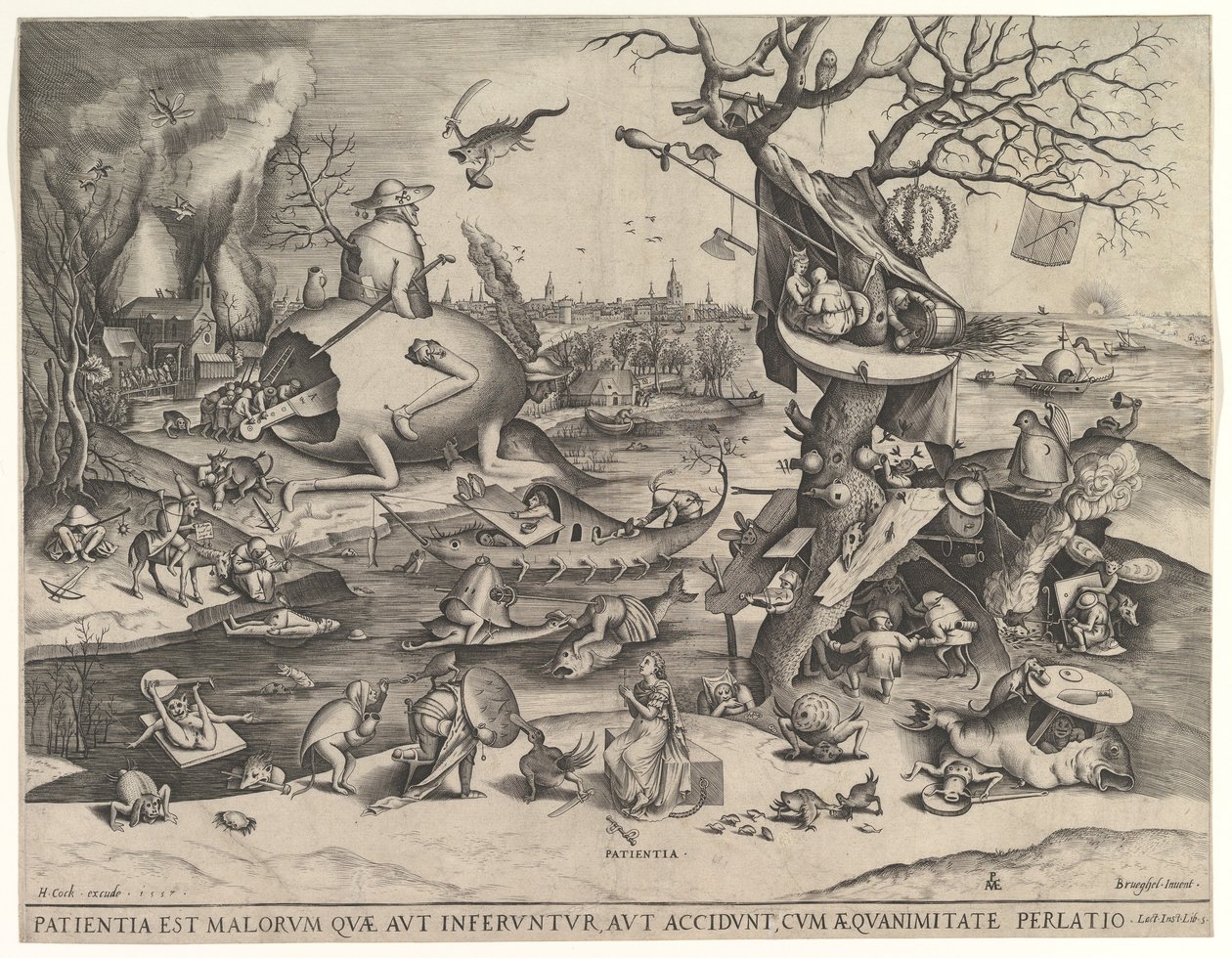 Patience Patientia, 1557 - Pieter van der Heyden