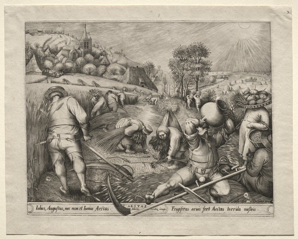 Les Quatre Saisons : Été, 1570 - Pieter van der Heyden