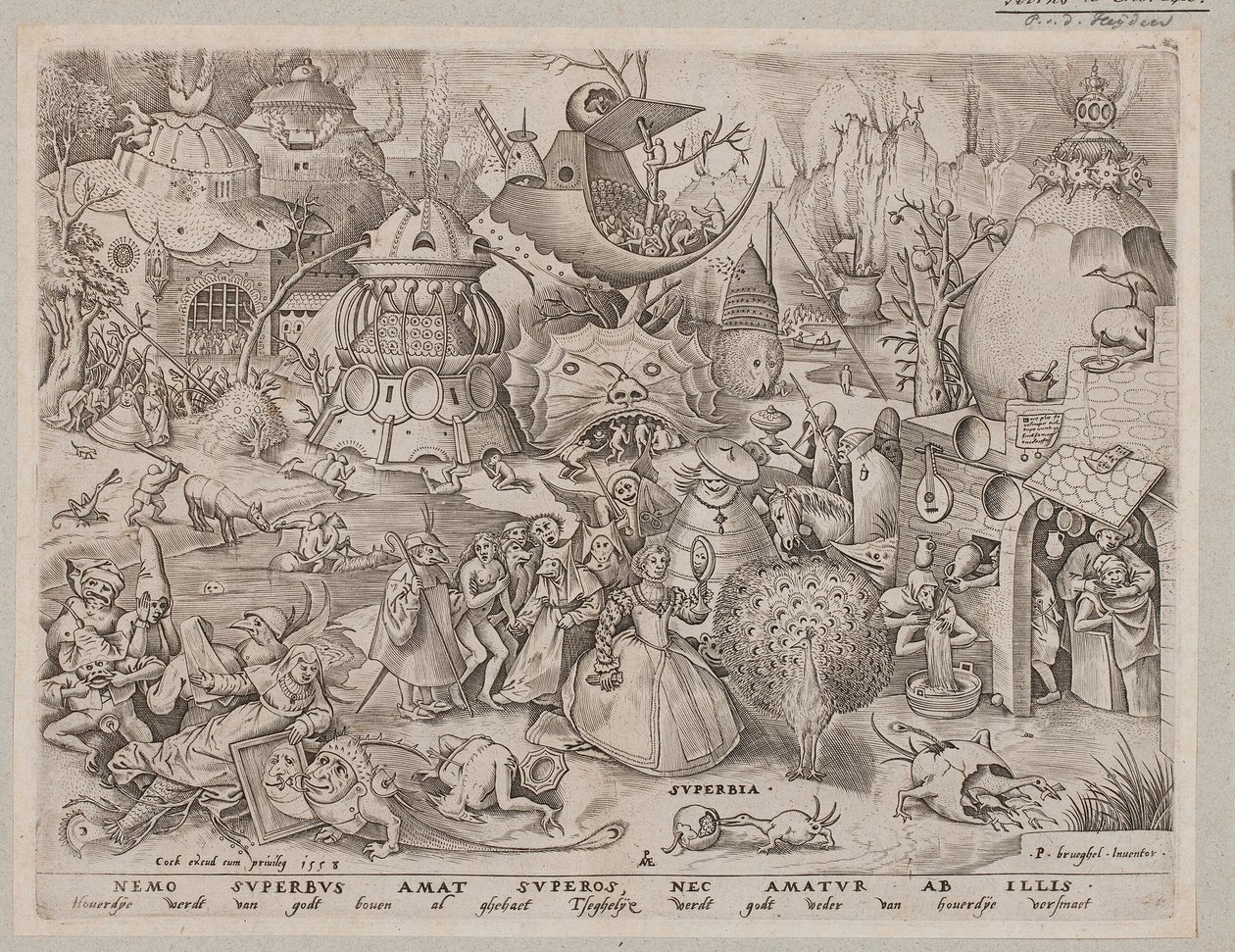 Les sept vices - Pieter van der Heyden