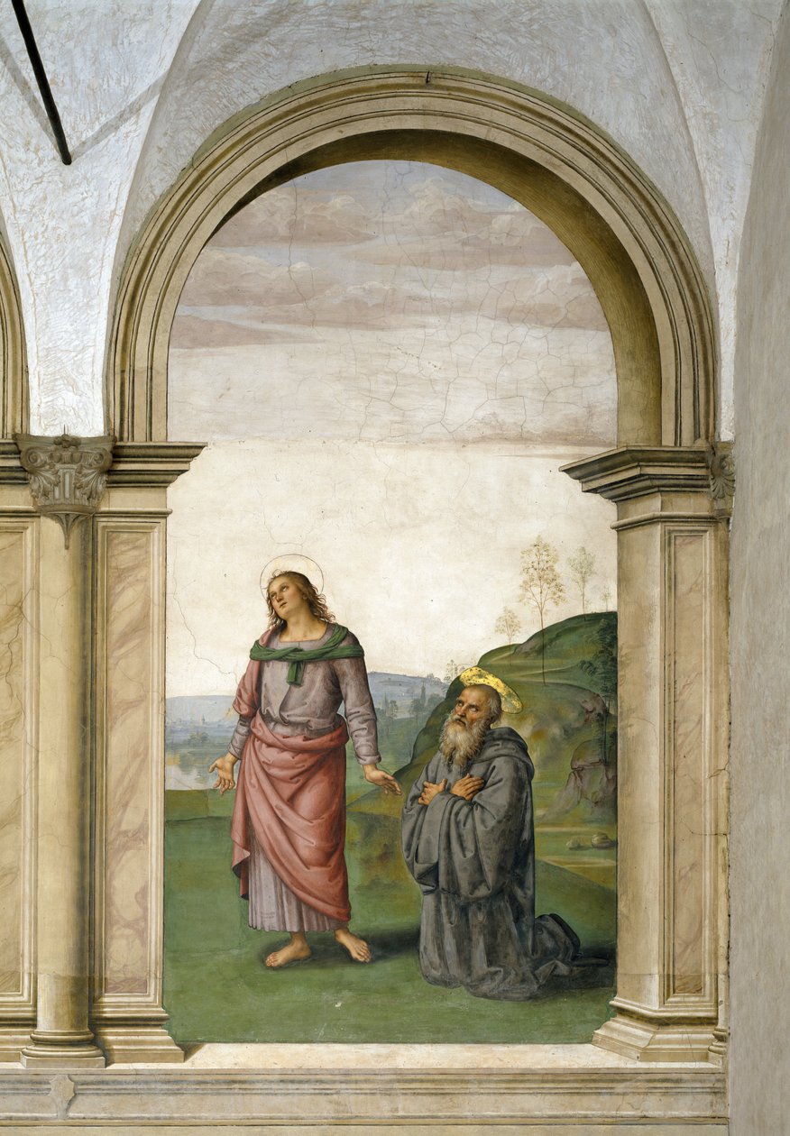 La Crucifixion, détail de Saint Jean l