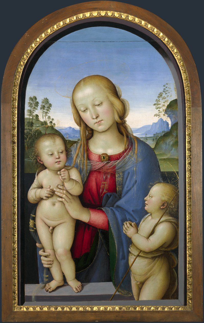 Madonna avec Saint Jean-Baptiste - Pietro Perugino