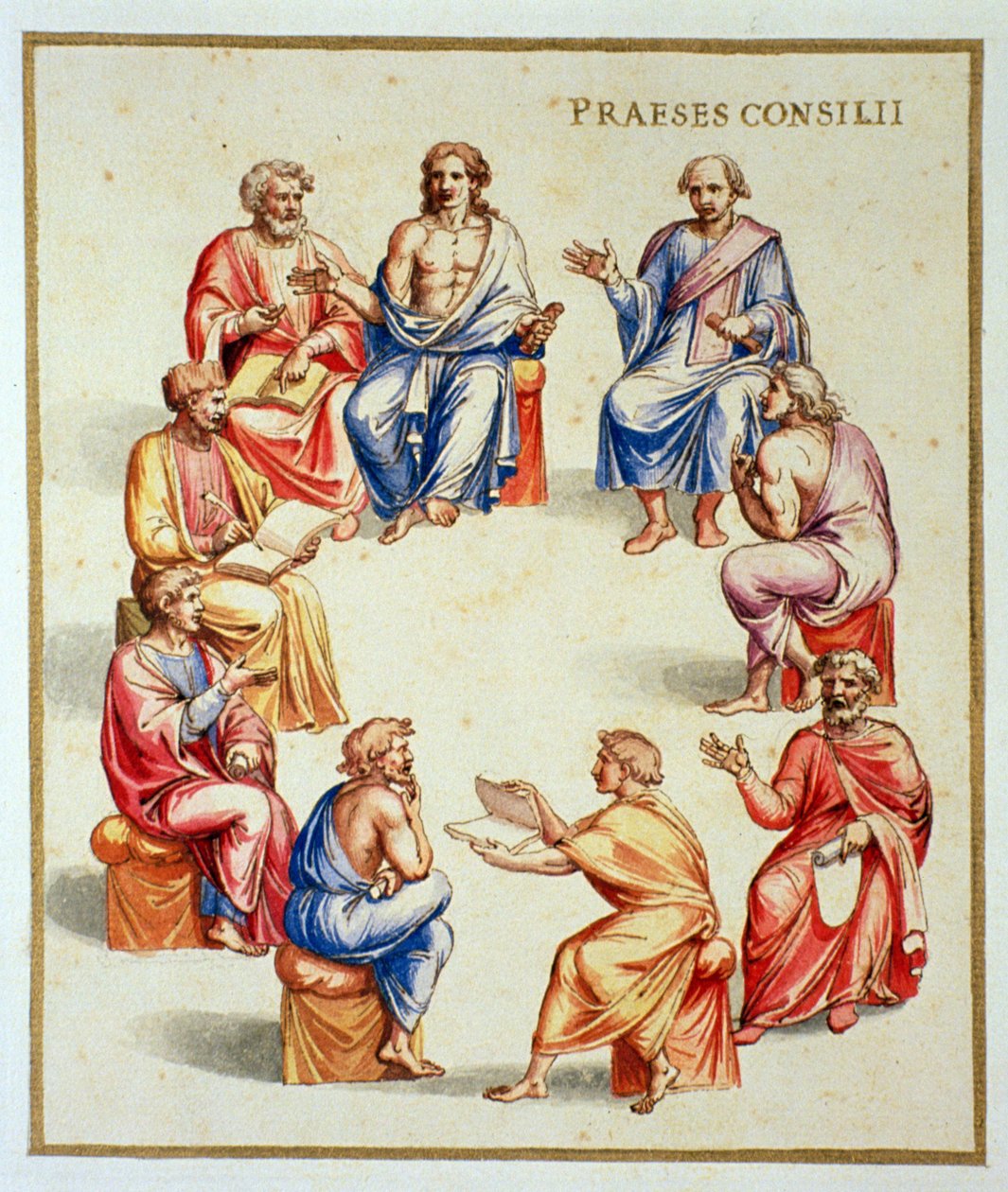 Ms Gen 1496 Planche CXXXIII Sénat, 1674 - Pietro Santi Bartoli