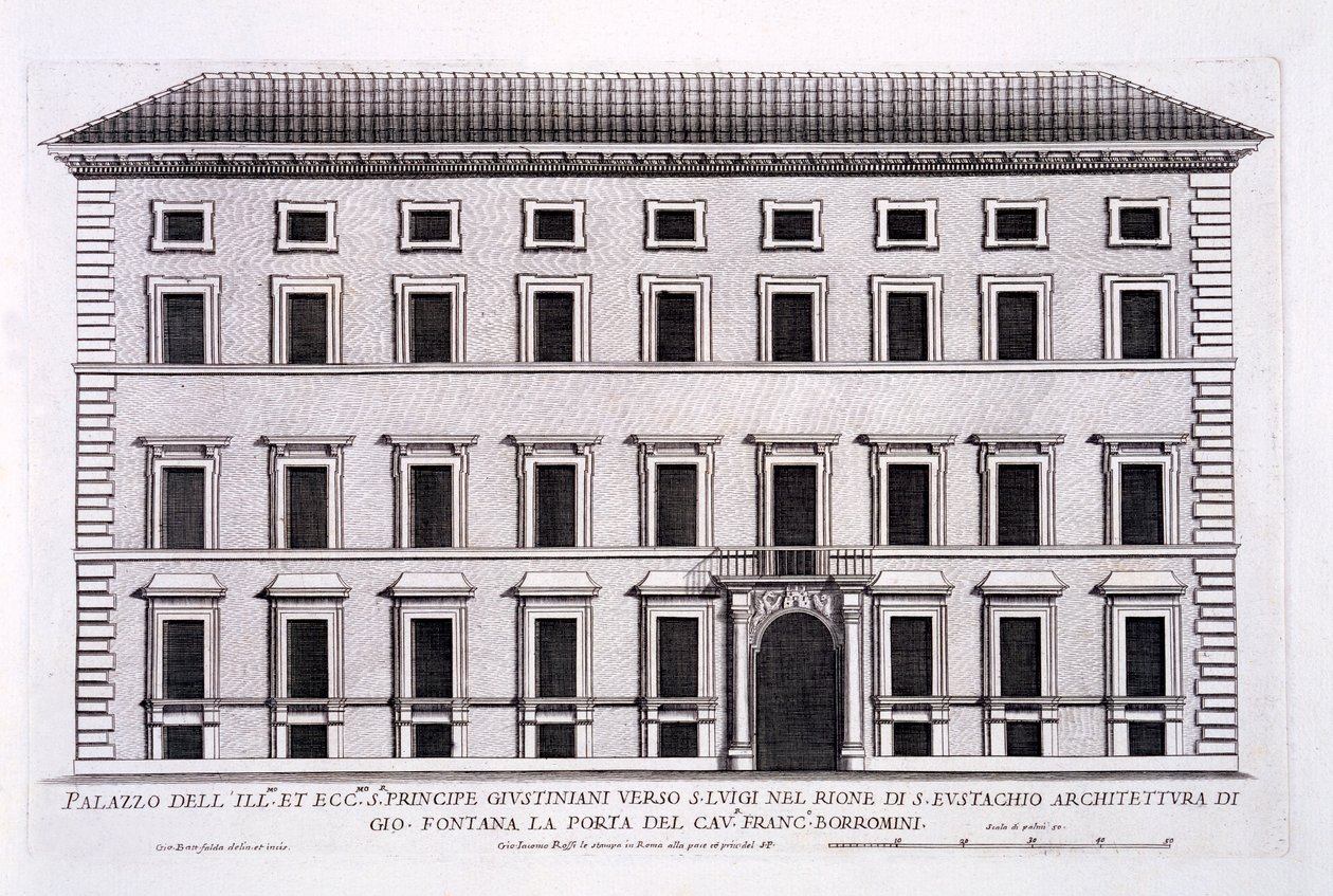 Palazzo Giustiniani, Rome, de 